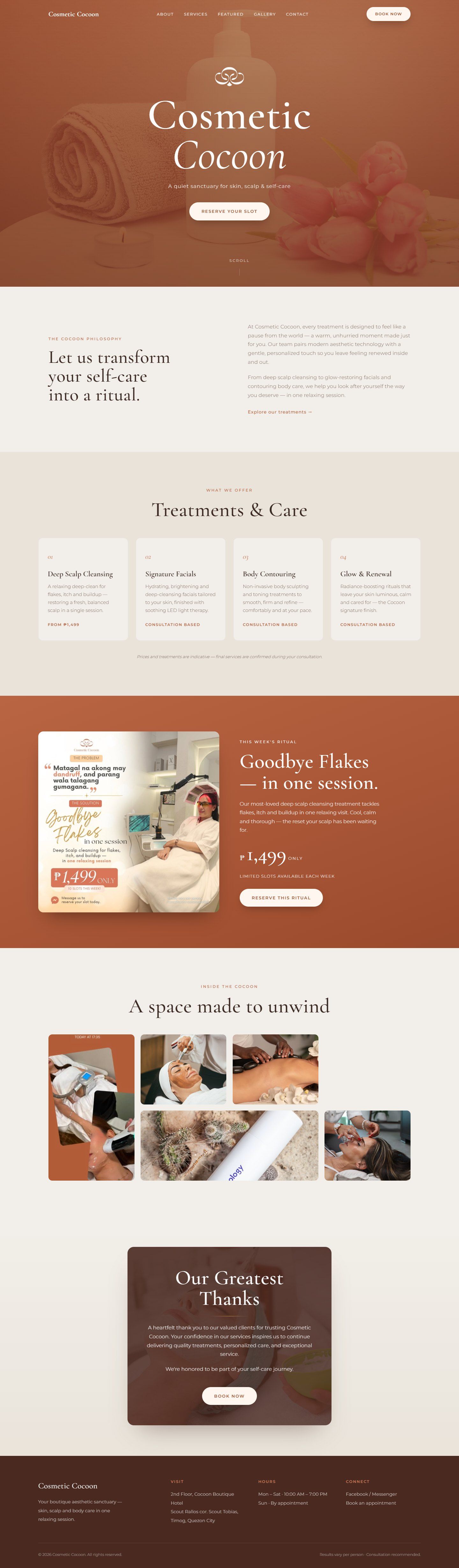 Cosmococoon — full page screenshot